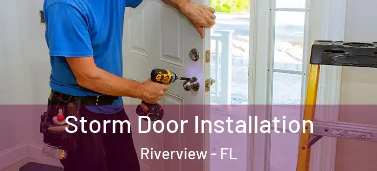  Storm Door Installation Riverview - FL