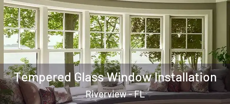  Tempered Glass Window Installation Riverview - FL